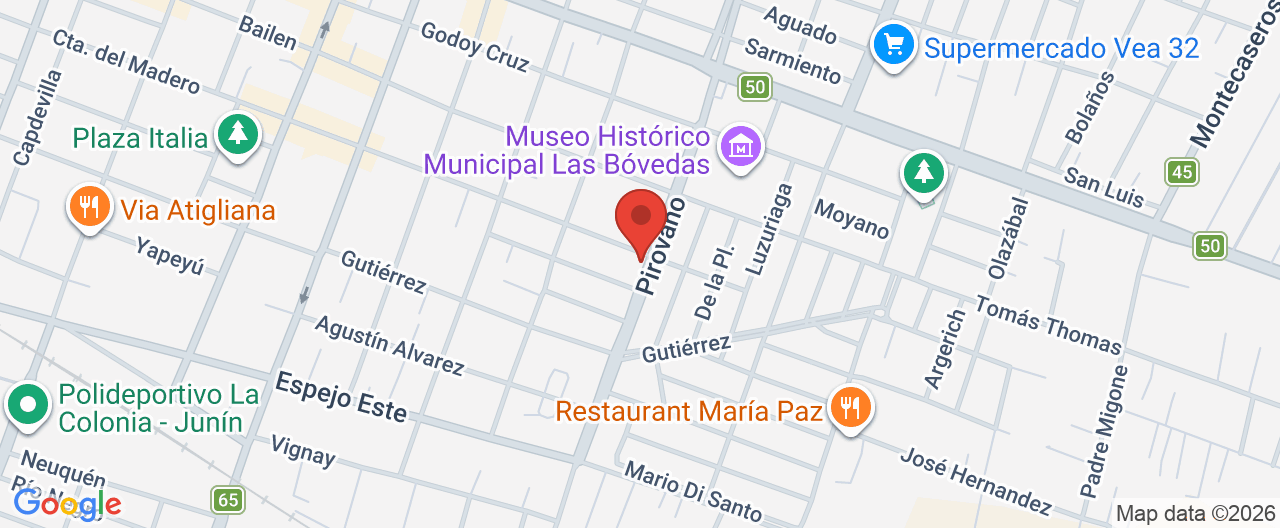 Mapa de la ubicación