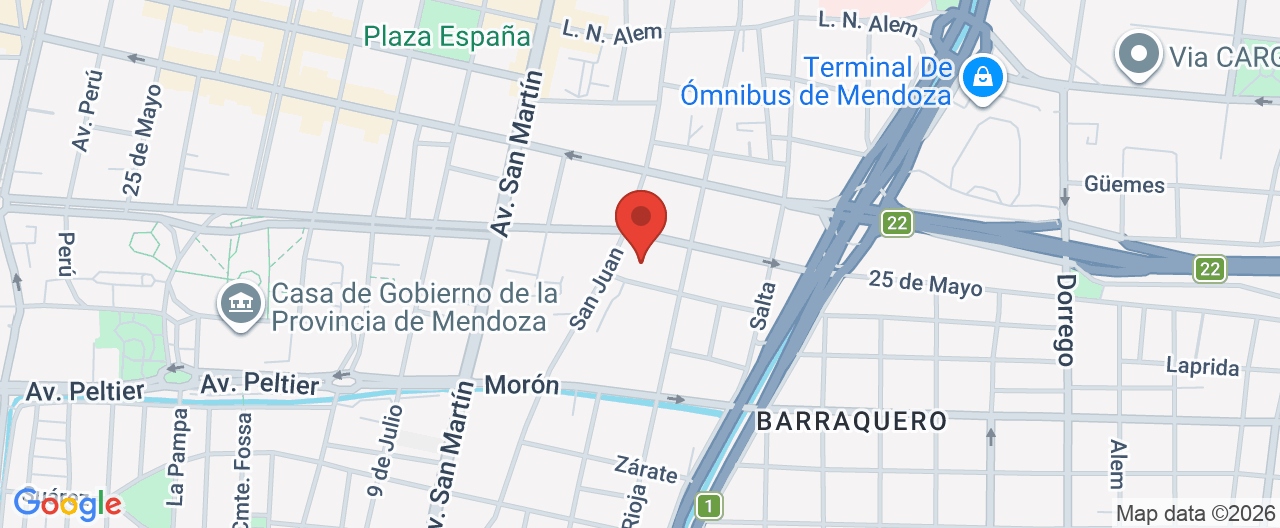 Mapa de la ubicación