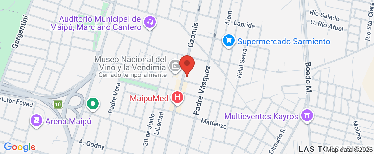 Mapa de la ubicación