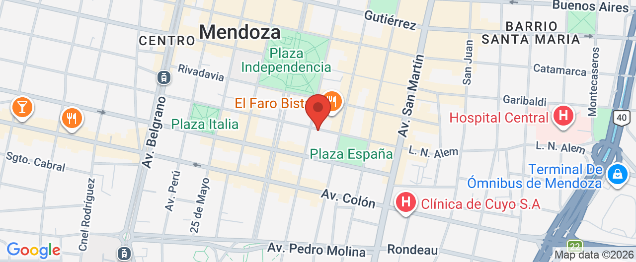 Mapa de la ubicación