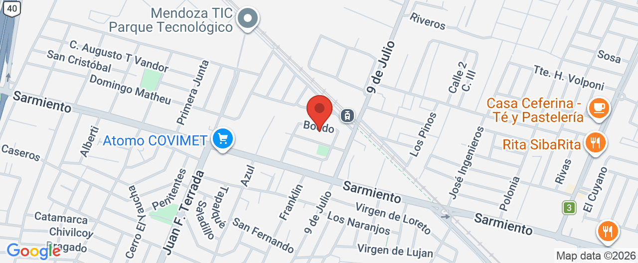Mapa de la ubicación