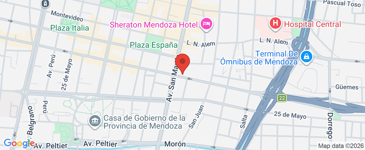Mapa de la ubicación