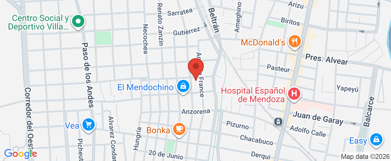 Mapa de la ubicación