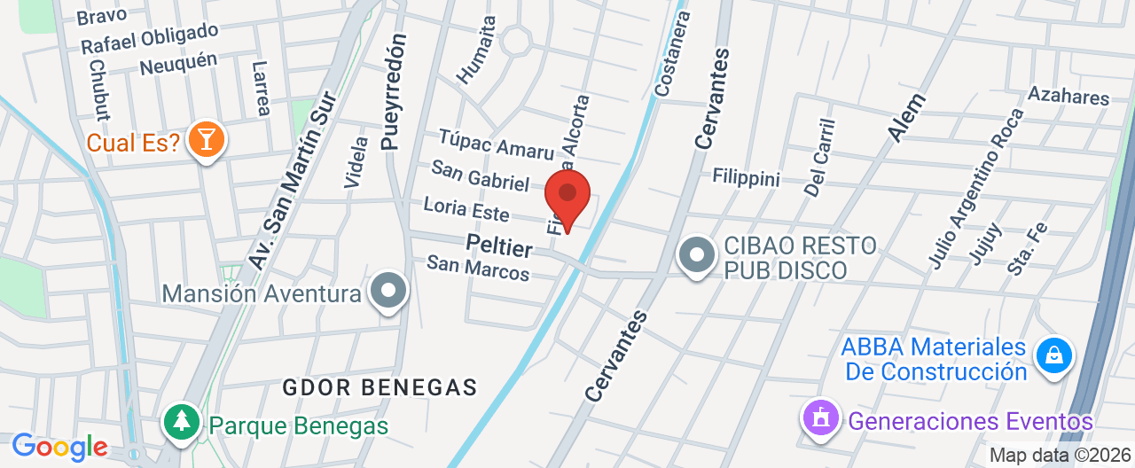 Mapa de la ubicación
