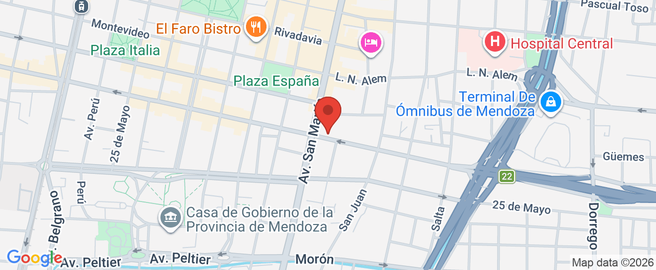 Mapa de la ubicación