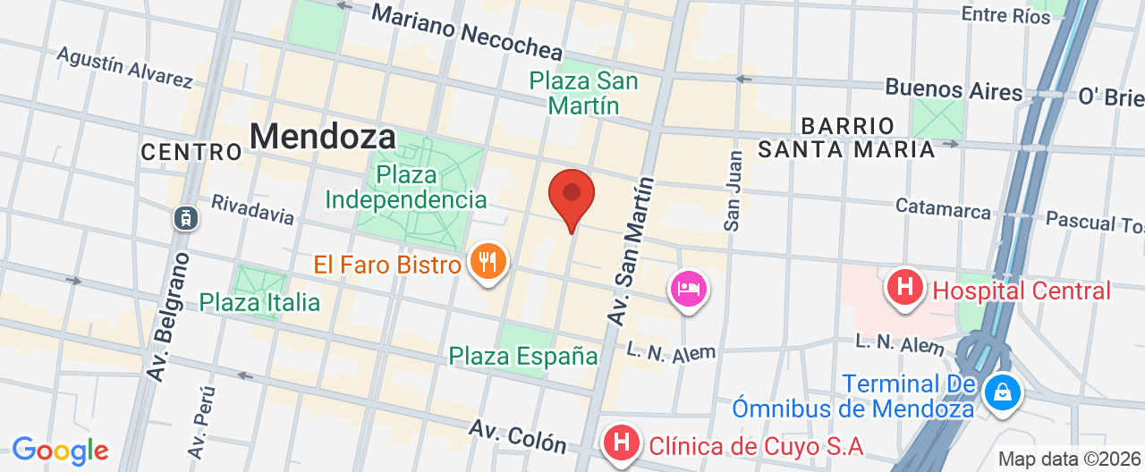 Mapa de la ubicación