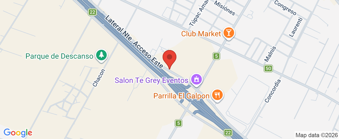 Mapa de la ubicación
