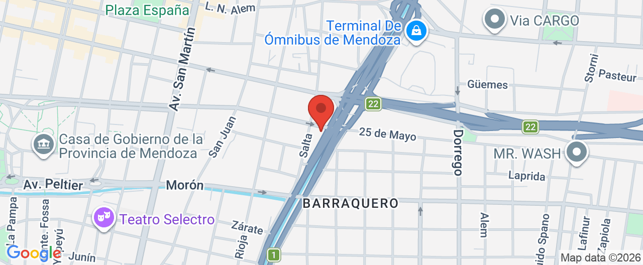 Mapa de la ubicación