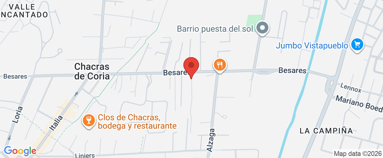Mapa de la ubicación