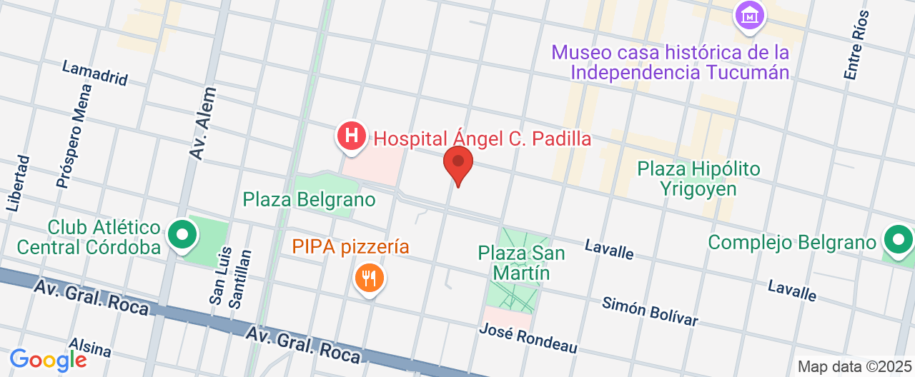 Mapa de la ubicación