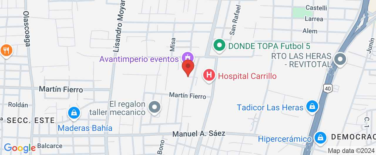 Mapa de la ubicación