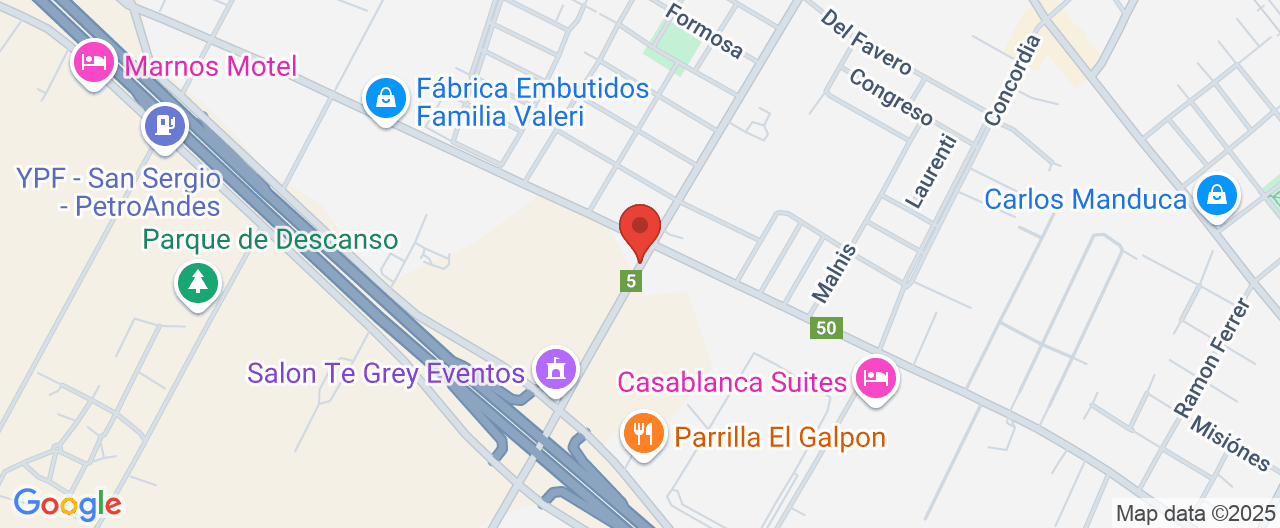 Mapa de la ubicación