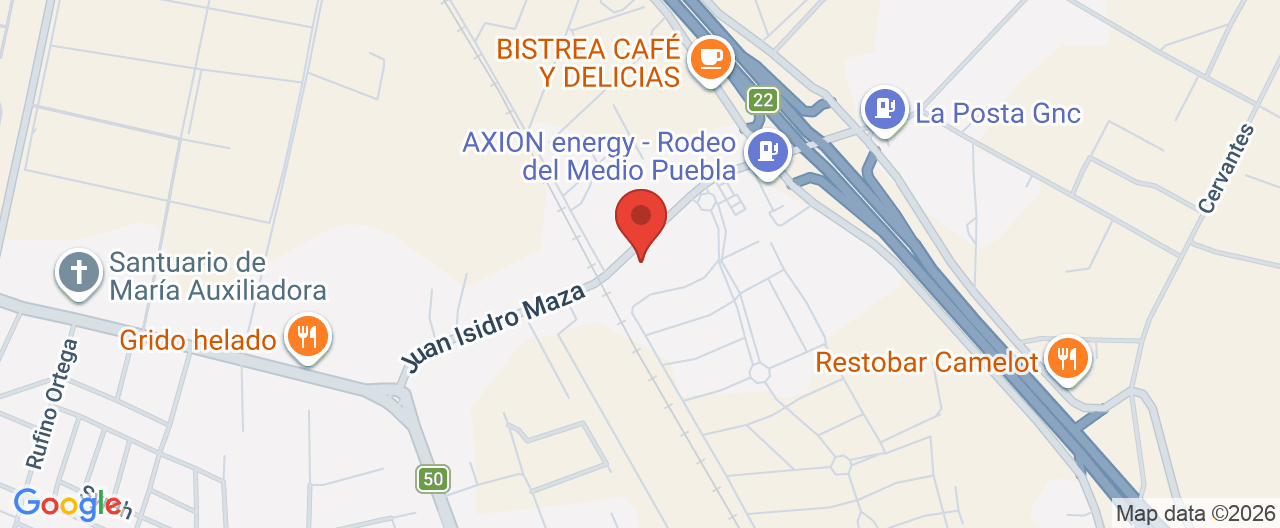 Mapa de la ubicación