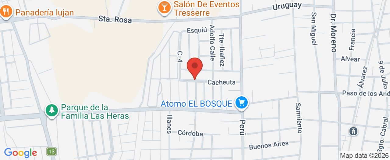 Mapa de la ubicación