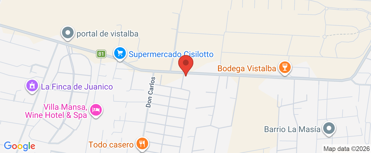 Mapa de la ubicación