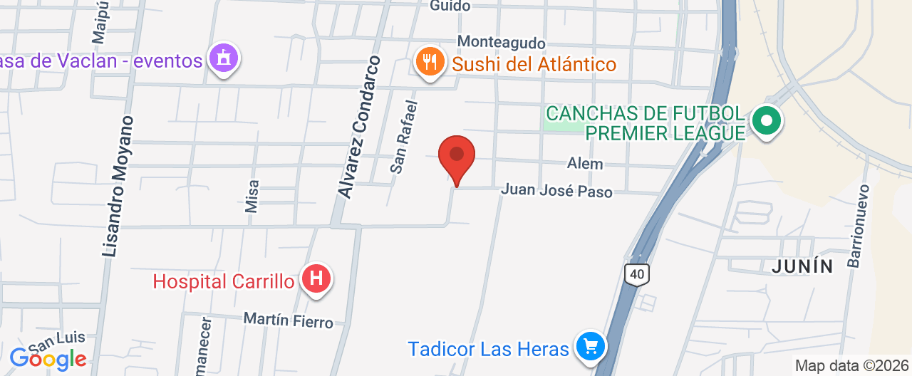 Mapa de la ubicación