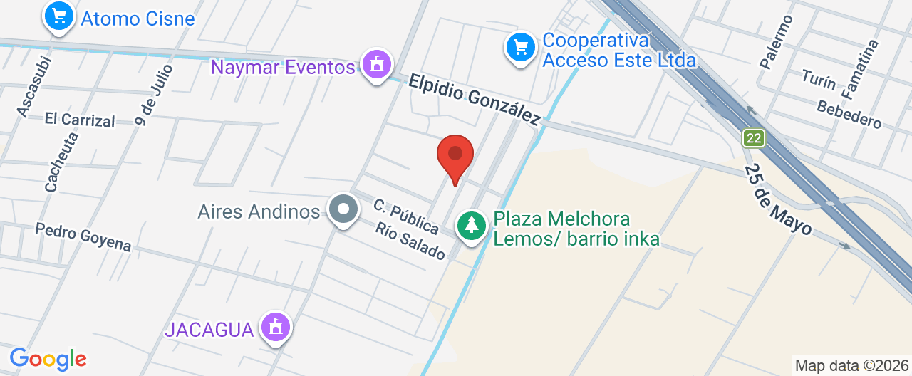 Mapa de la ubicación