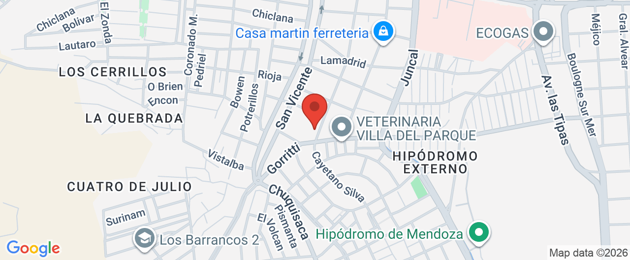 Mapa de la ubicación