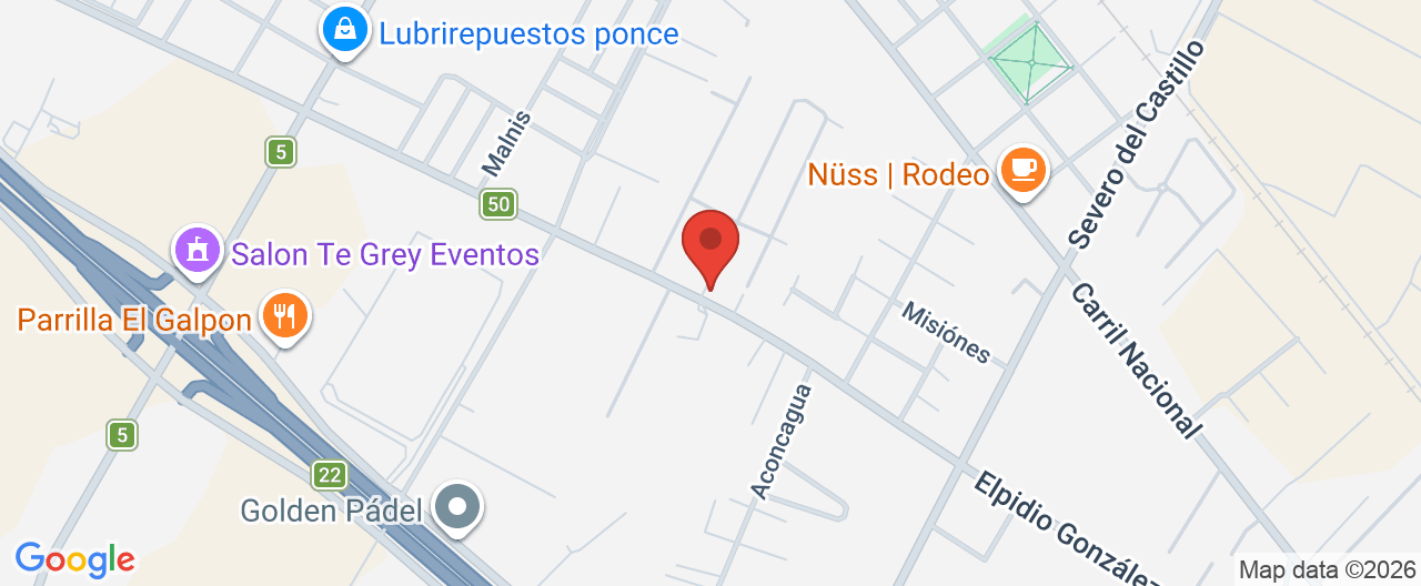 Mapa de la ubicación