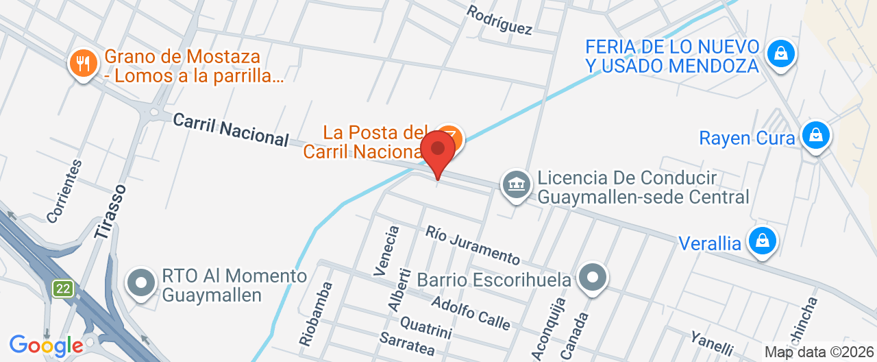Mapa de la ubicación
