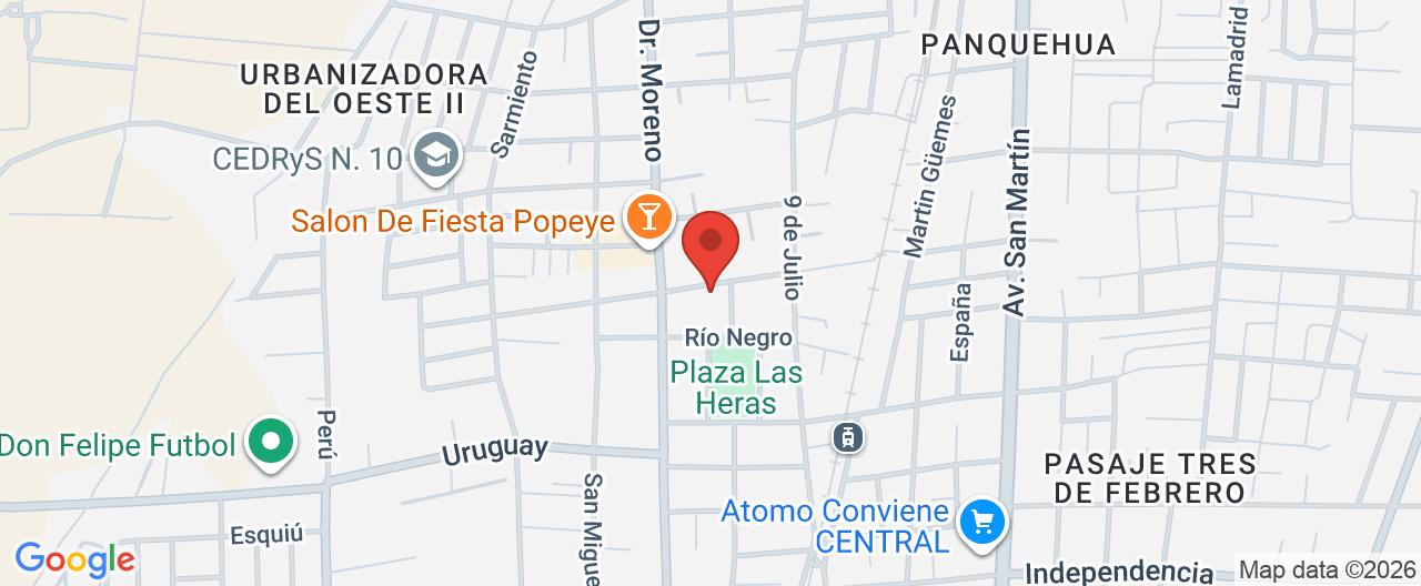 Mapa de la ubicación