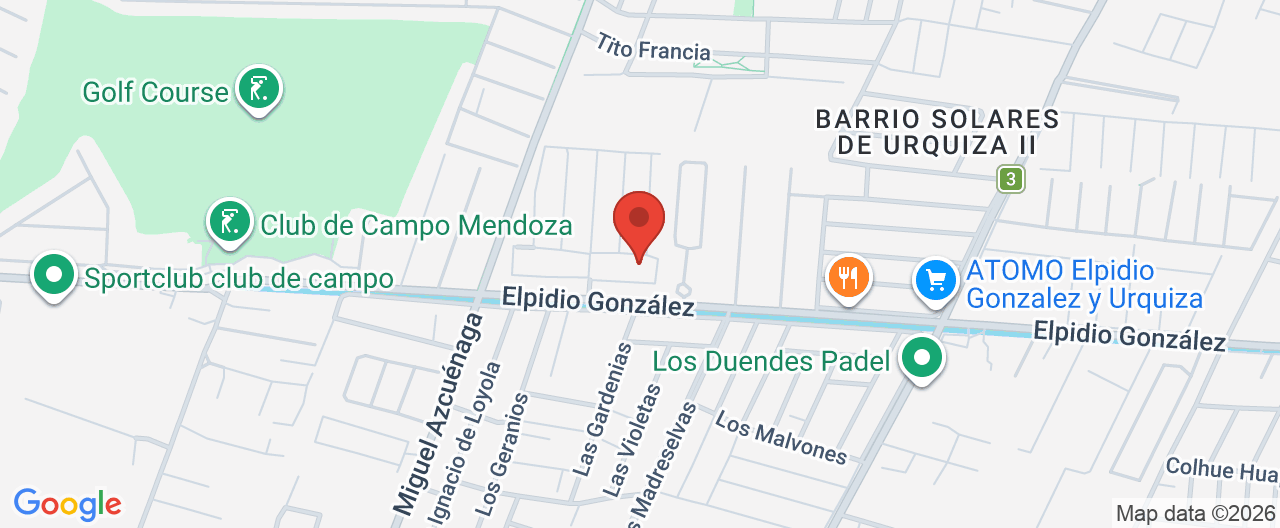 Mapa de la ubicación