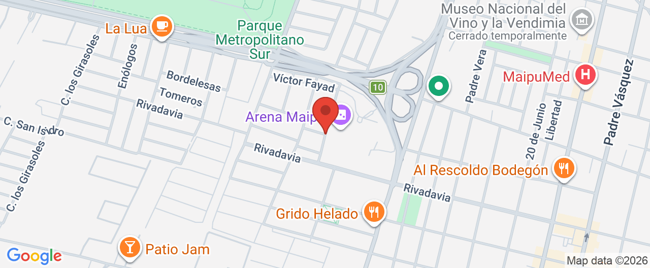 Mapa de la ubicación