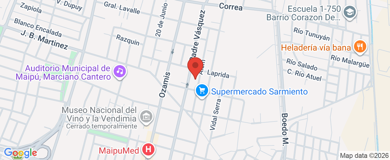 Mapa de la ubicación