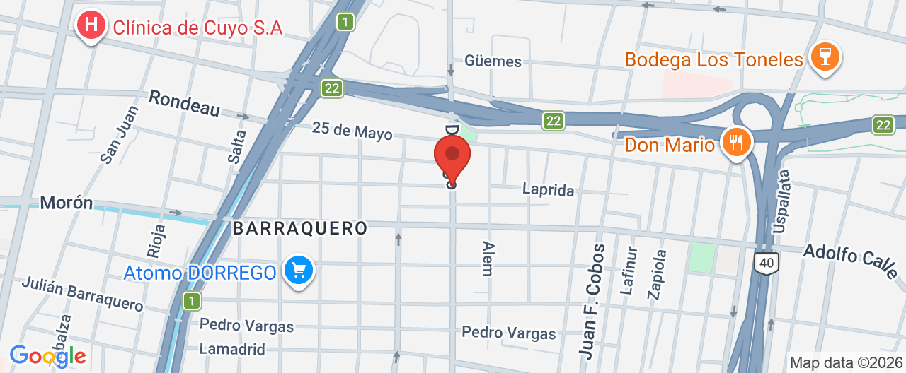 Mapa de la ubicación