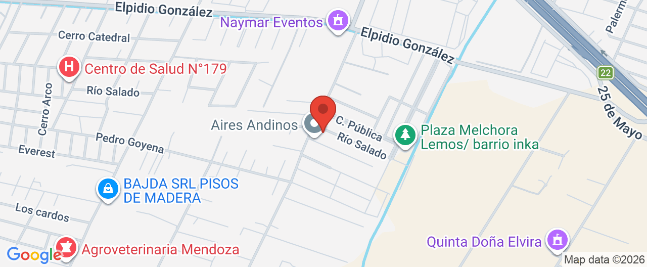 Mapa de la ubicación