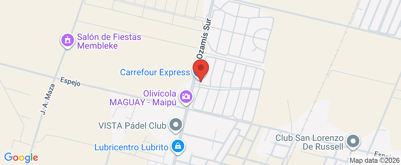 Mapa de la ubicación