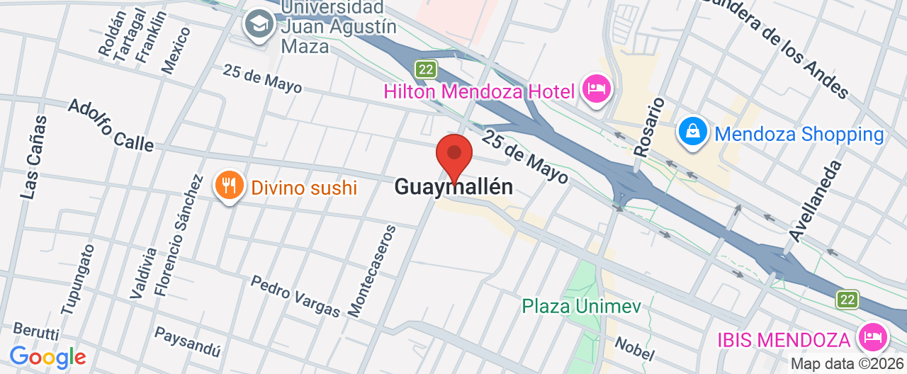 Mapa de la ubicación