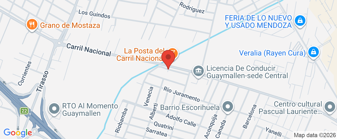 Mapa de la ubicación
