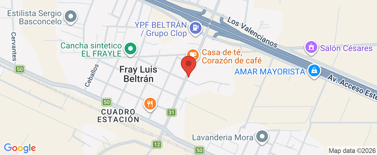 Mapa de la ubicación