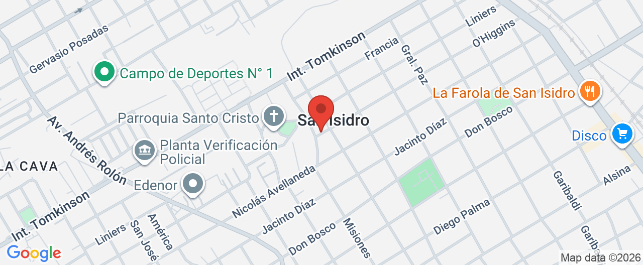 Mapa de la ubicación