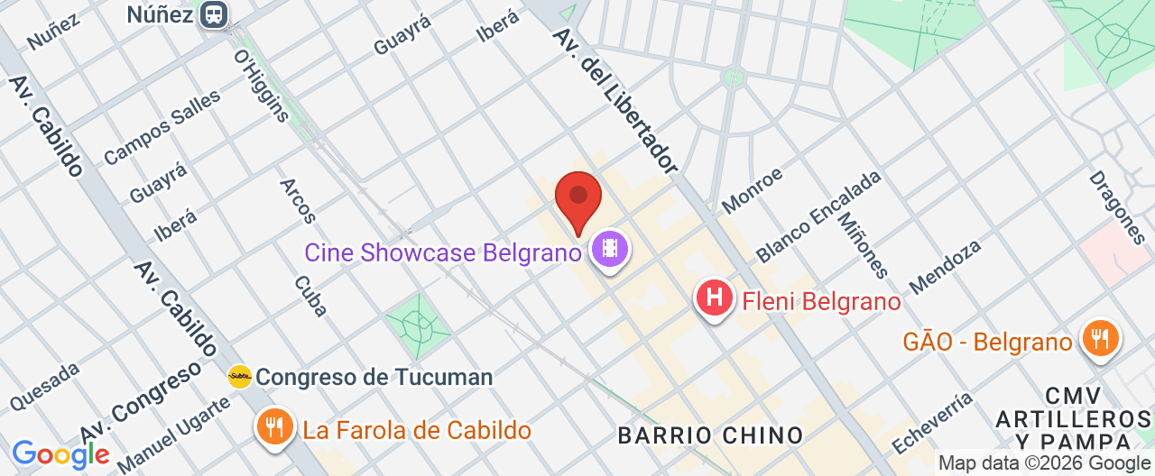 Mapa de la ubicación