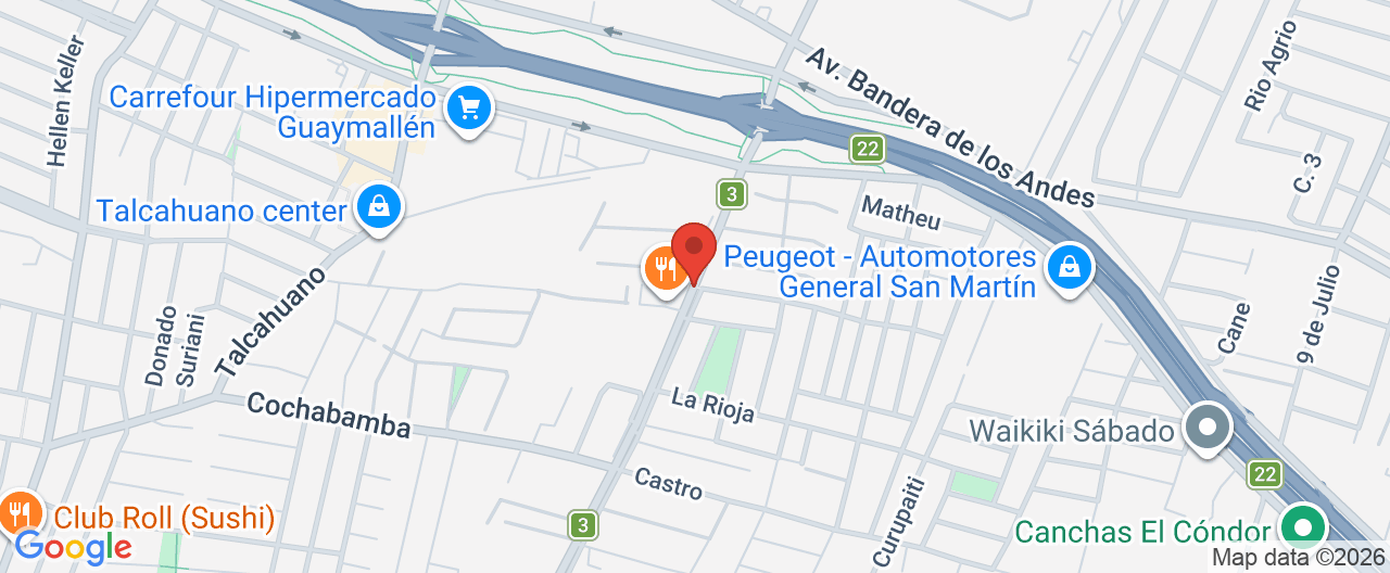 Mapa de la ubicación