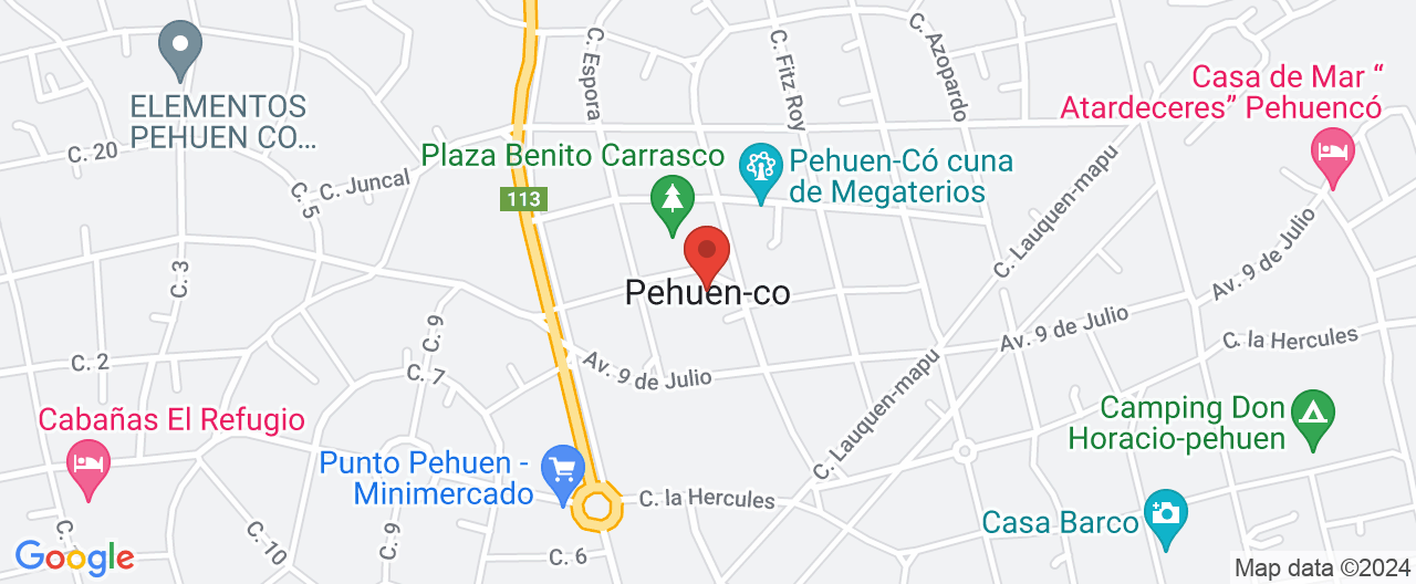 Mapa de la ubicación