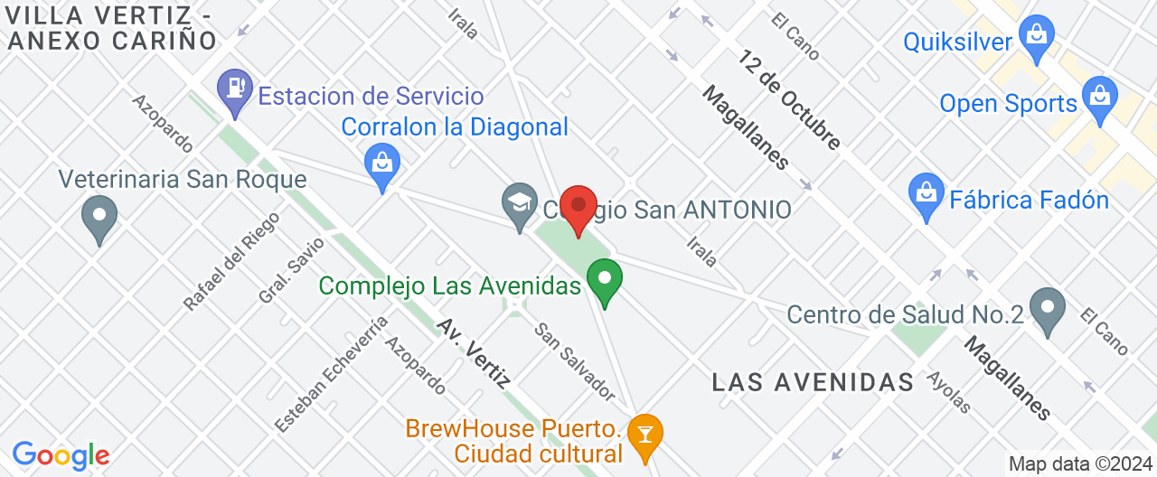Mapa de la ubicación