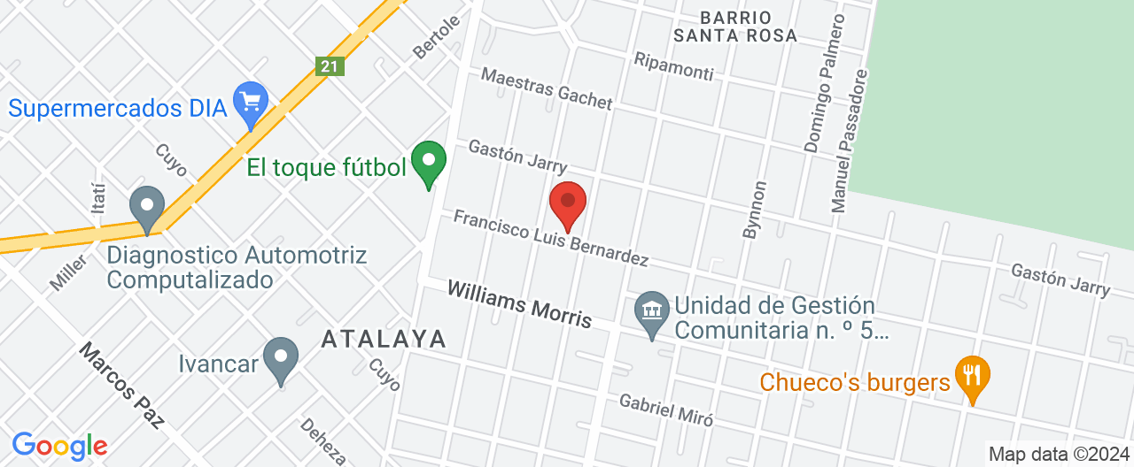Mapa de la ubicación