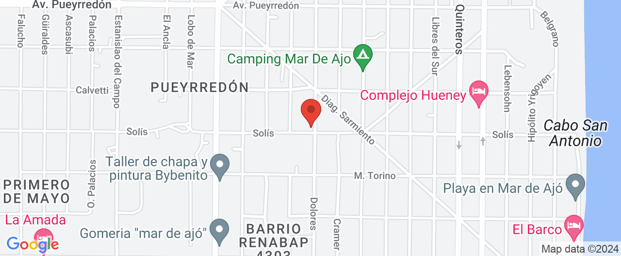 Mapa de la ubicación