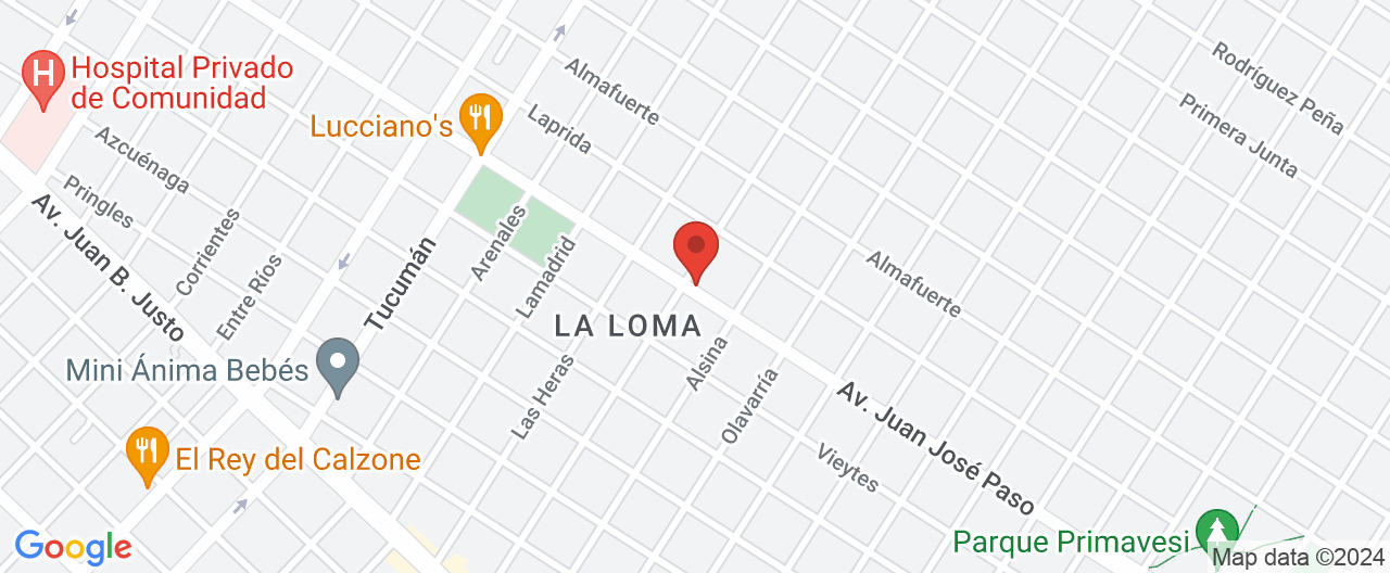 Mapa de la ubicación