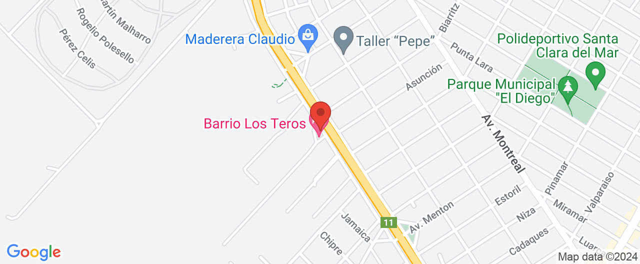 Mapa de la ubicación