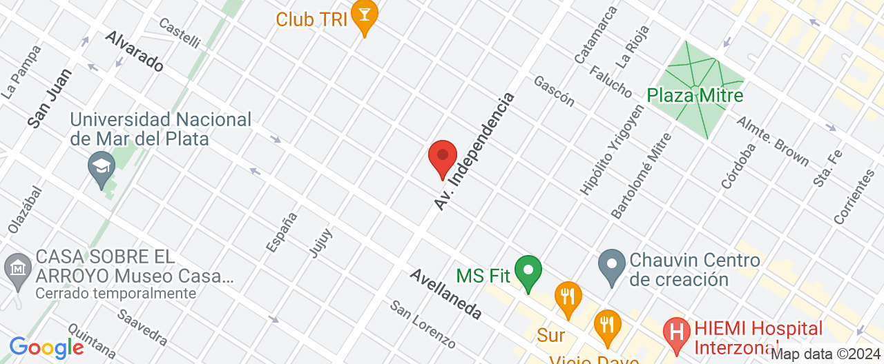 Mapa de la ubicación