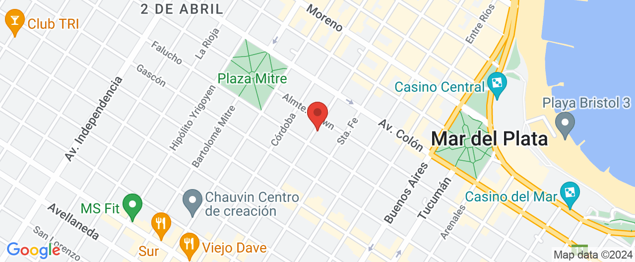 Mapa de la ubicación