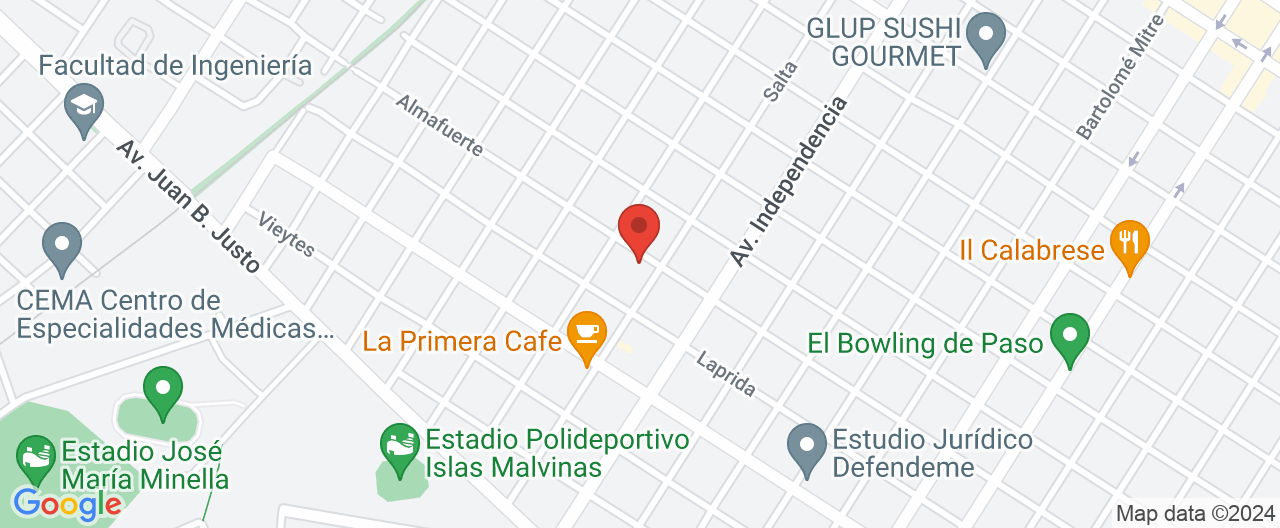 Mapa de la ubicación