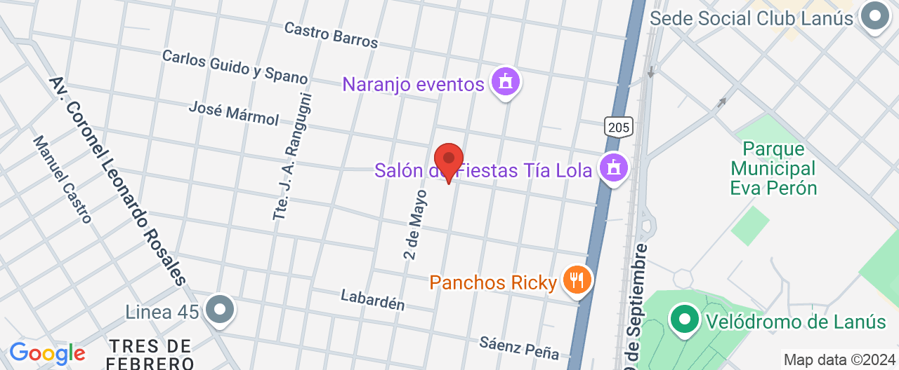 Mapa de la ubicación