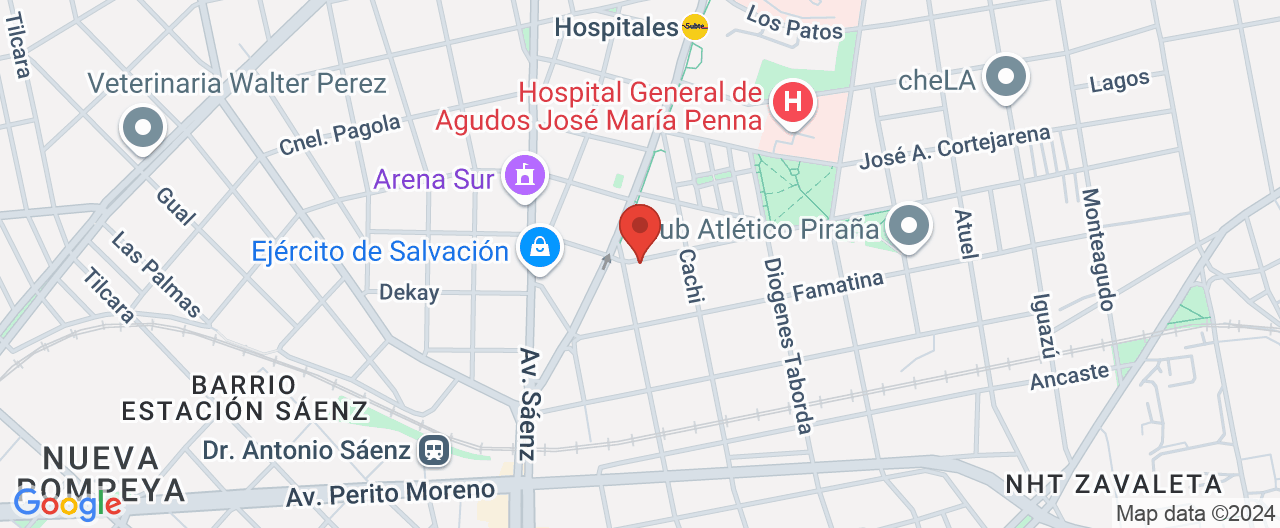 Mapa de la ubicación