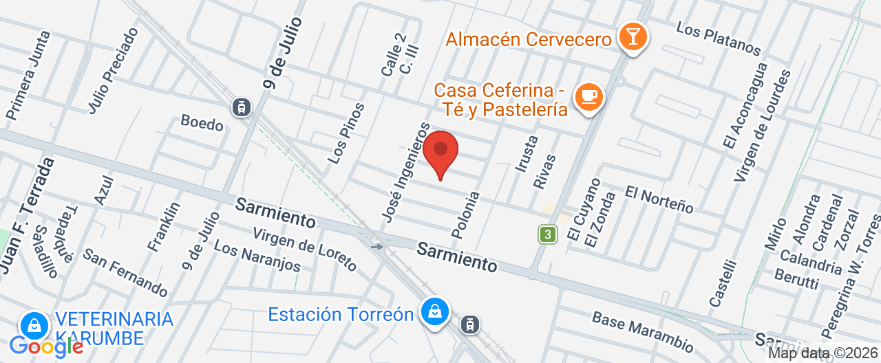 Mapa de la ubicación