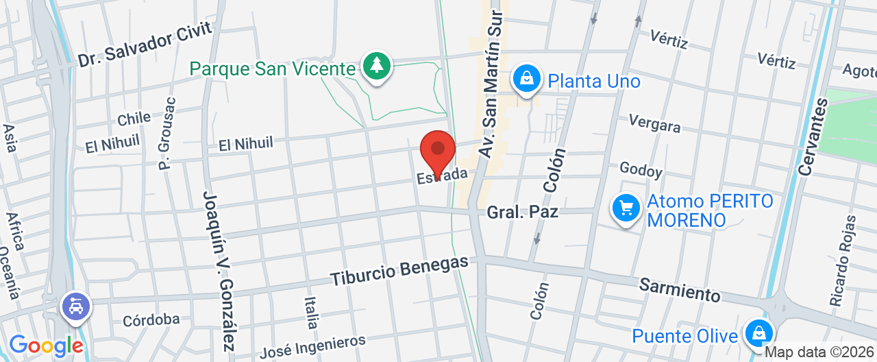 Mapa de la ubicación